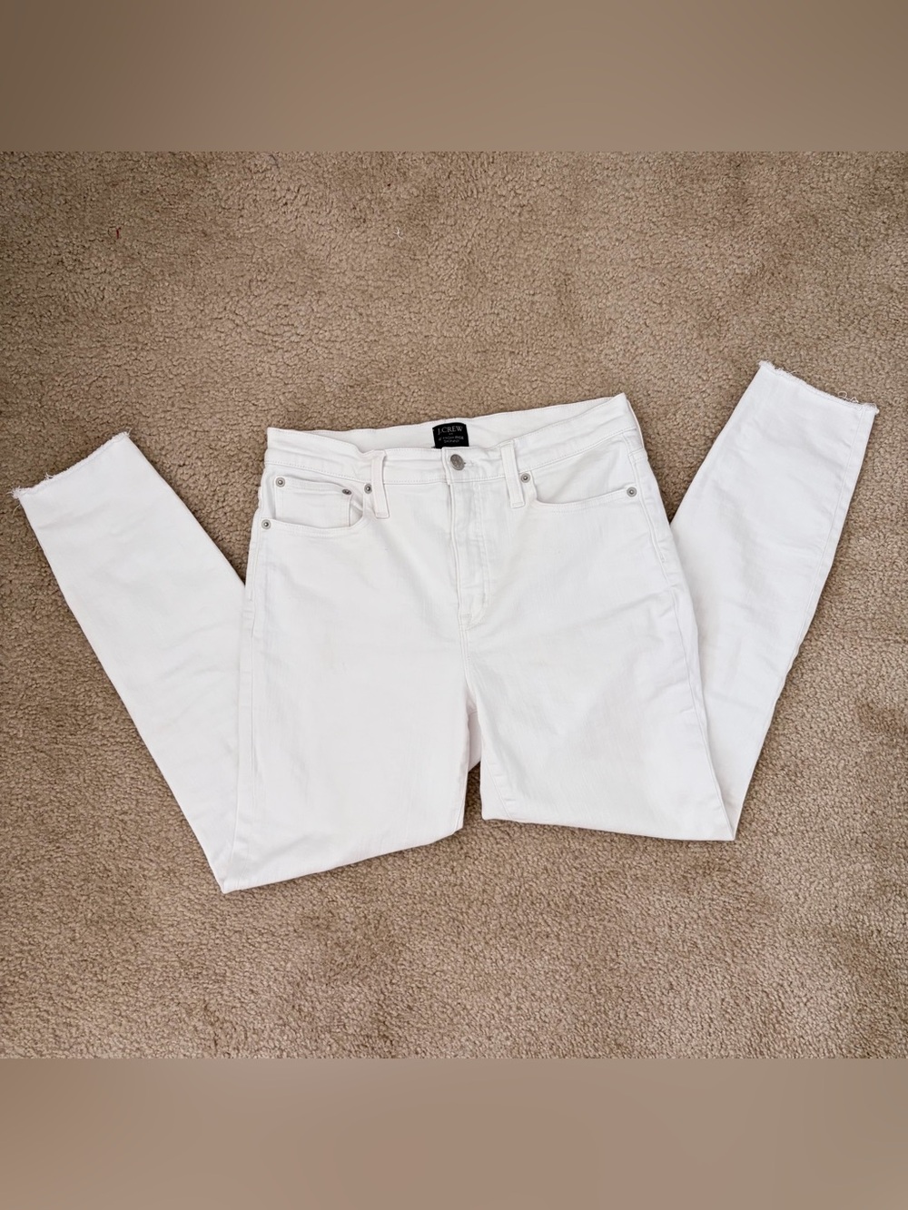 J. Crew Skinny High-Rise White Women’s Jeans